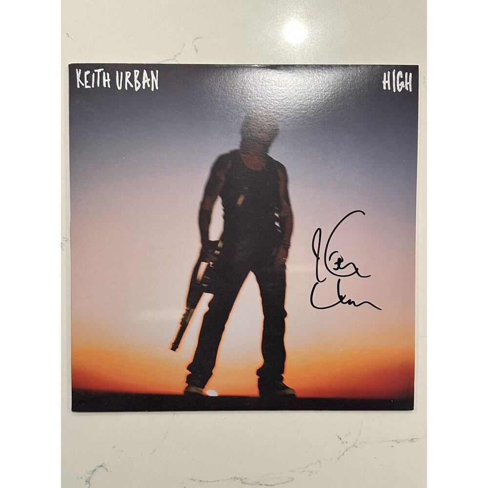 Keith Urban High SIGNED VINYL NEW 2024 Album LP AUTOGRAPHED JACKET